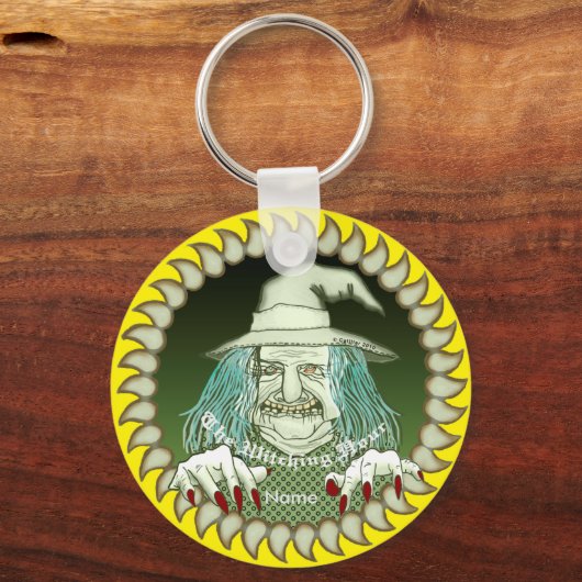 Bella Witch Face Schlüsselanhänger (Vorderseite)