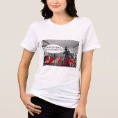 bella women tee. Happy Halloween Hexenkatze Tri-Blend Shirt (Vorderseite)