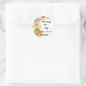 Bellabells meg&deg runder aufkleber (Tasche)