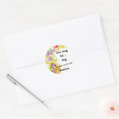 Bellabells meg&deg runder aufkleber (Umschlag)