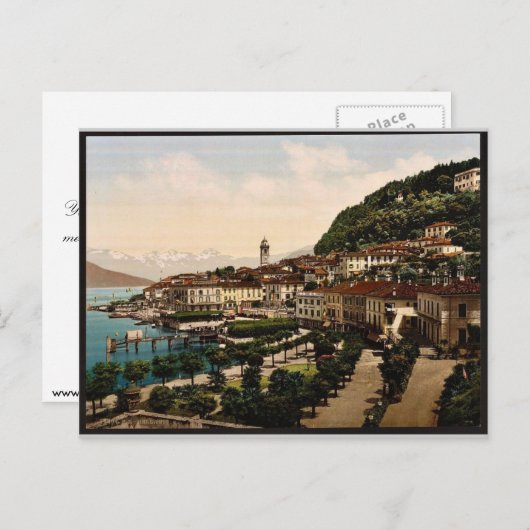 Bellagio, allgemeine Sicht, Como, See, Italien vin Postkarte (Vorne/Hinten)