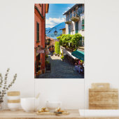 Bellagio, Altstadt (Comer See, Italien) Poster (Küche)