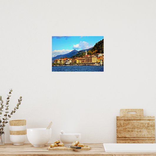 Bellagio am Comer See Poster (Küche)