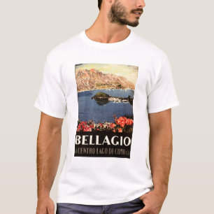 BELLAGIO Comer See ITALIEN Landschaftlicher Italie T-Shirt