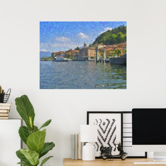Bellagio, Comer See Poster (Heimbüro)