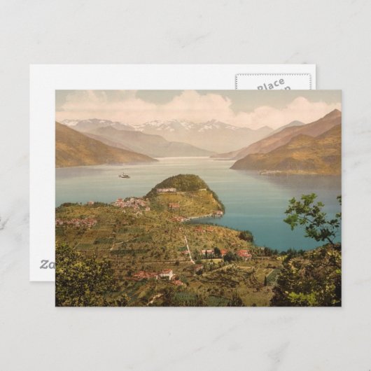 Bellagio, Comer See Postkarte (Vorne/Hinten)