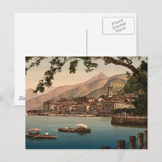 Bellagio, Comer See Postkarte (Vorne/Hinten)