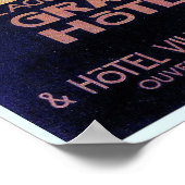 Bellagio Grand Hotel Poster (Ecke)