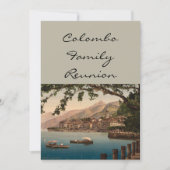 Bellagio I, Comer See, Lombardei, Italien Einladung (Vorderseite)
