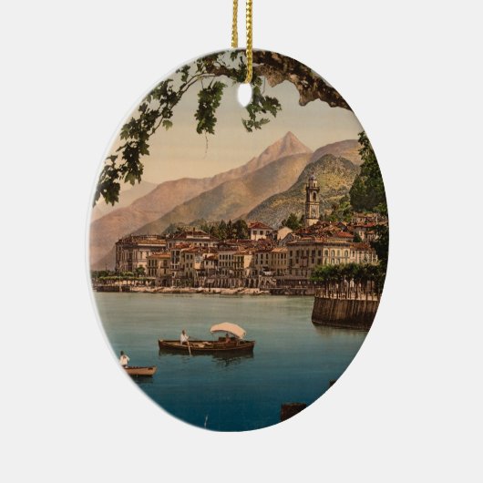 Bellagio I, See Como, Verzierung Lombardei, Keramik Ornament (Rechts)