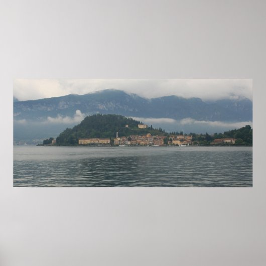 Bellagio im Fog Poster (Vorne)