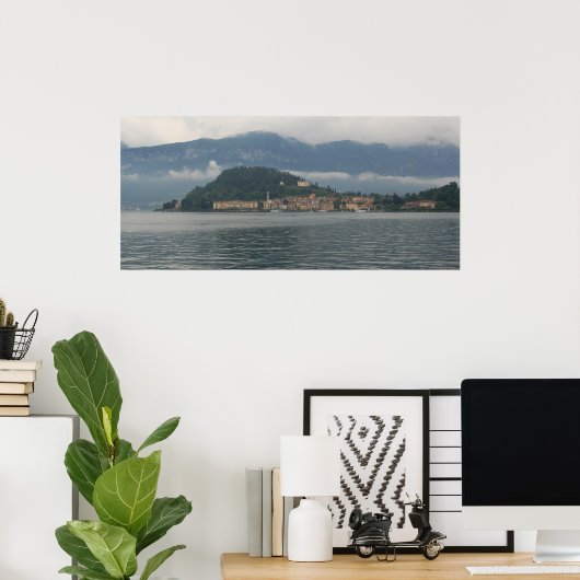 Bellagio im Fog Poster (Heimbüro)