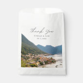 Bellagio Italien Gastgeschenk Hochzeit Vielen Dank Geschenktütchen (Vorderseite)