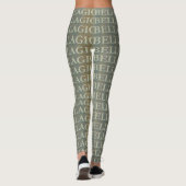 Bellagio Italien Poster Leggings (Rückseite)
