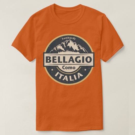 Bellagio Italien T-Shirt (Design vorne)