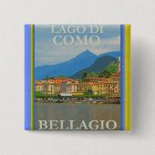 Bellagio Italy Poster Button (Vorderseite)