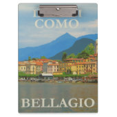 Bellagio Italy Poster Clipboard Klemmbrett (Vorderseite)