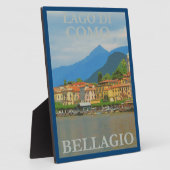 Bellagio Italy Poster Fotoplatte (Seite)