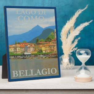 Bellagio Italy Poster Fotoplatte