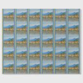 Bellagio Italy Poster Geschenkpapier (Flach)