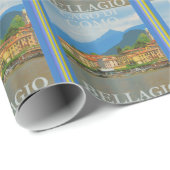 Bellagio Italy Poster Geschenkpapier (Rolleneckpunkt)