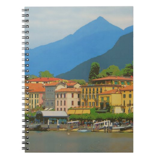 Bellagio Italy Poster-Notebook Notizblock (Vorderseite)