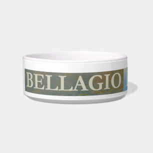 Bellagio Italy Poster Pet Bowl Napf
