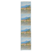 Bellagio Italy Poster Table Runner Kurzer Tischläufer (Vorderseite)