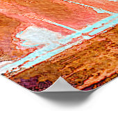 Bellagio Night Water Show Las Vegas Poster (Ecke)