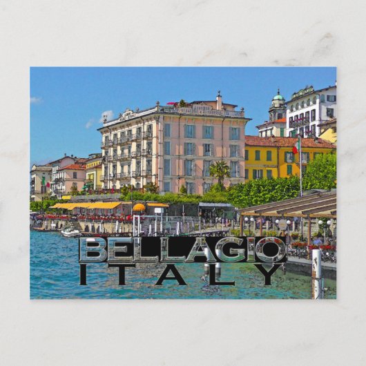 Bellagio Postkarte (Vorderseite)