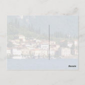 Bellagio See Como Italien Postkarte (Rückseite)