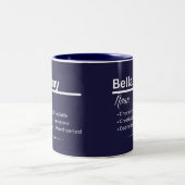 Bellamy Personalized Name Coffee Mug Zweifarbige Tasse (Mittel)