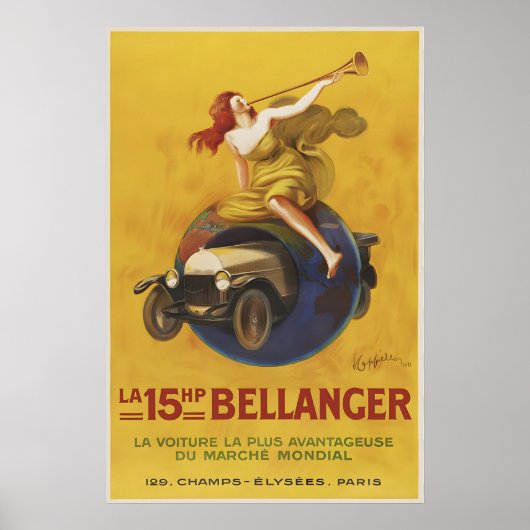 Bellanger Auto Poster (Vorne)