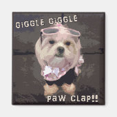 Bellas Giggle Giggle Paw Clap Magnet (Vorne)