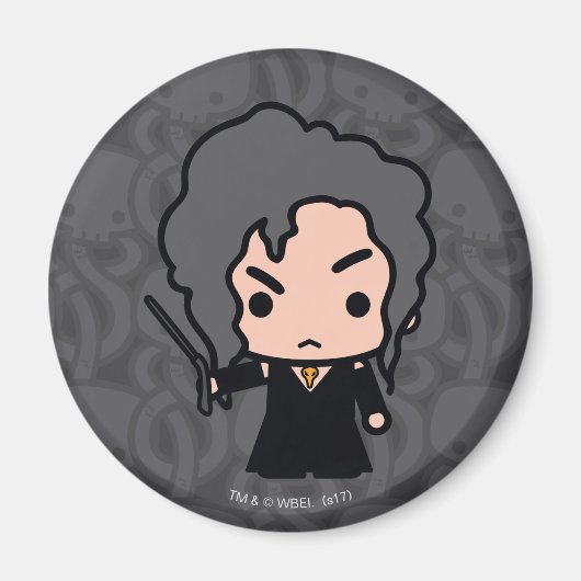 Bellatrix Cartoon Art Magnet (Vorne)
