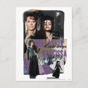 Bellatrix Lestrange and Narcissa Malfoy Postkarte