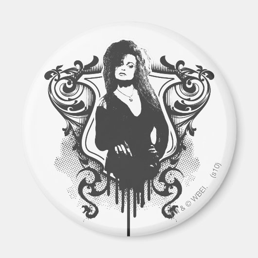 Bellatrix Lestrange Dark Arts Design Magnet (Vorne)