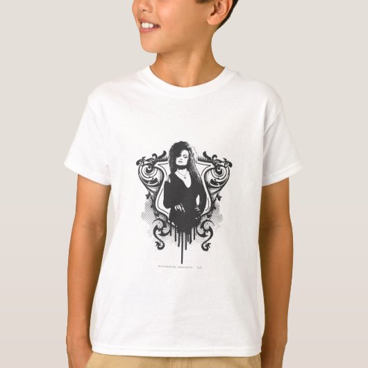 Bellatrix Lestrange Dark Arts Design T-Shirt (Vorderseite)