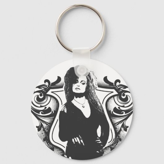 Bellatrix Lestrange Dunkle Künste Design Schlüsselanhänger (Vorderseite)