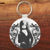 Bellatrix Lestrange Dunkle Künste Design Schlüsselanhänger (Vorderseite)
