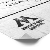 Bellatrix Lestrange Gewollt Poster (Ecke)