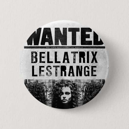 Bellatrix Lestrange Gewollt Poster Button (Vorderseite)