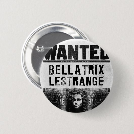 Bellatrix Lestrange Gewollt Poster Button (Vorne & Hinten)
