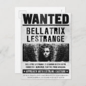 Bellatrix Lestrange Gewollt Poster Postkarte (Vorne/Hinten)