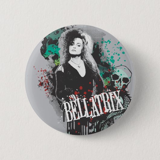 Bellatrix Lestrange Grafisches Logo Button (Vorderseite)
