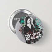 Bellatrix Lestrange Grafisches Logo Button (Vorne & Hinten)