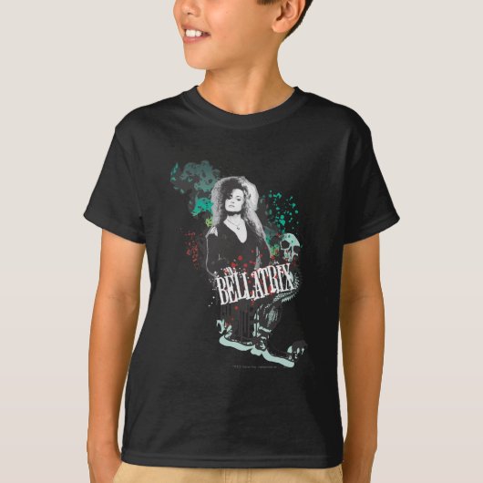 Bellatrix Lestrange Grafisches Logo T-Shirt (Vorderseite)