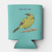 Bellbird Korimako NZ bird Dosenkühler (Rückseite)