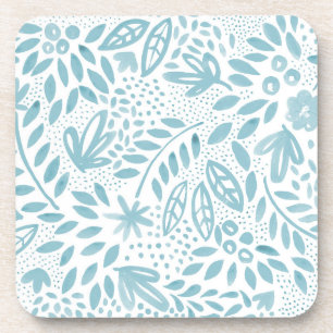Belle Blue Floral Untersetzer Set