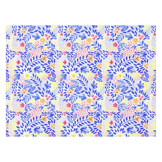 Belle Bold Floral Tablecloth Tischdecke (Vorderseite (Horizontal))